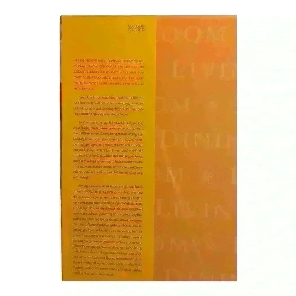 Styling for Entertaining by Susie Coelho Hardcover Illustrated Book - Picture 2 of 3
